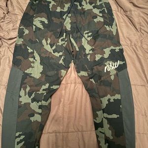 NSW(nike sportswear) Mens Navy Blue swoosh pants in a size small, lightly worn.